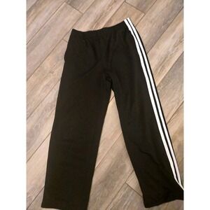 Starter Black Track Pants Athletic Side Stripe Drawstring Men's XXL